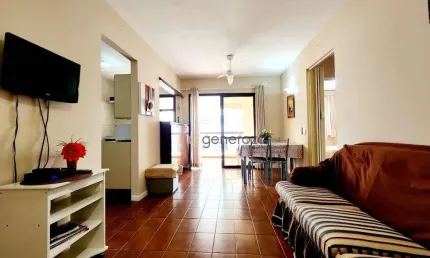 Apartamento a venda na praia das pitangueiras, 02 dormitórios, 02 vagas de garagem e lazer