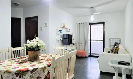 Apartamento a venda na praia do Tombo, 02 dormitórios, 01 vaga de garagem e lazer no prédio