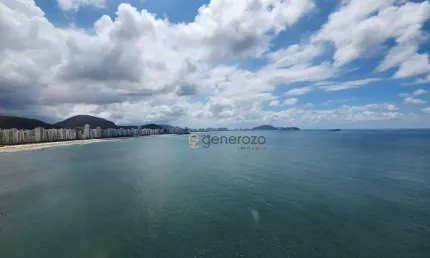 Apartamento a venda na praia das Astúrias, frente ao mar, 03 dormitórios, 02 vagas e lazer