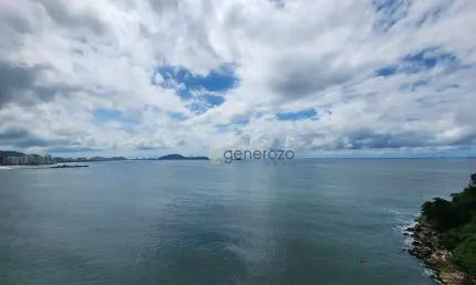 Apartamento a venda na praia das Astúrias, frente ao mar, 04 dormitórios, 04 vagas de garagem e lazer