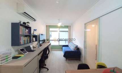 Apartamento com 1 dormitório à venda, 45 m² por R$ 370.000,00 - Pitangueiras - Guarujá/SP