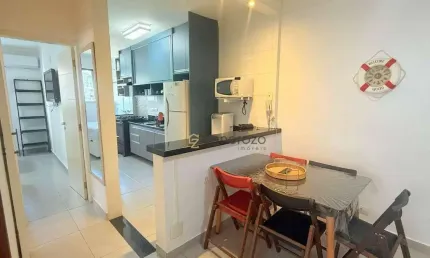 Apartamento na praia das pitangueiras, 01 dormitório, 02 quadras da praia