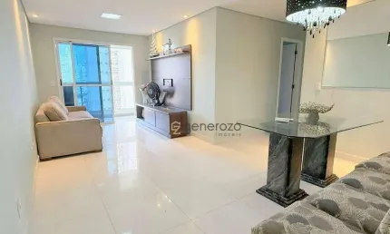 Apartamento na praia das astúrias, 03 dormitórios, 02 vagas, lazer completo