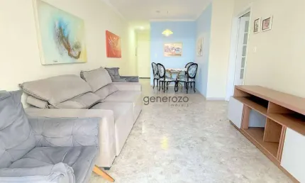 Apartamento na praia das pitangueiras, 03 dormitórios, lazer, 02 vagas