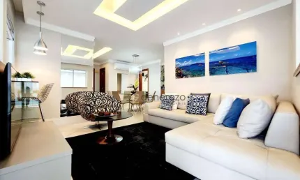 Apartamento a venda na praia das Astúrias, frente ao mar, varanda gourmet, 03 dormitórios, 02 vagas e lazer
