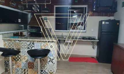 Casa à venda 200m² Churrasqueira 3 Dormitórios 2 Vagas - Fazenda Grande - CA6817