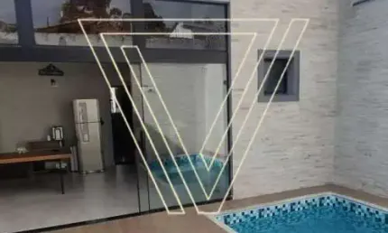 Casa contemporânea com piscina área gourmet com churrasqueira - jardim santa adelaide jundiaí - ca6868