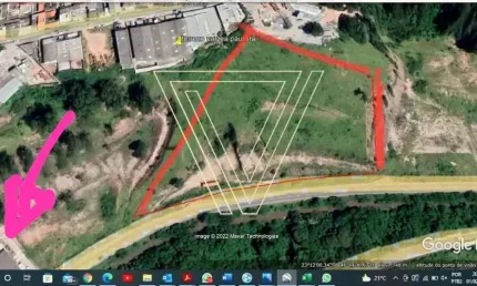 Terreno comercial para alugar na Área Industrial, Várzea Paulista 