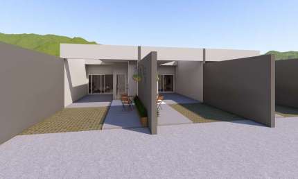 Casa geminada com suíte mais dois quartos no Boa Vista