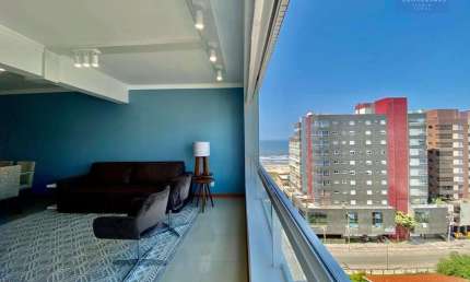 Apartamento mobiliado e decorado de frente em Caoão da Canoa