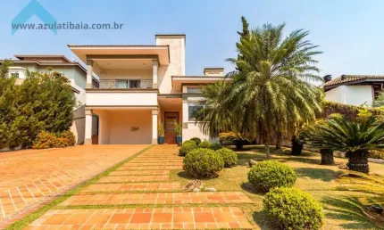 Casa em condomínio para venda em atibaia, vila santista, 4 dormitórios, 4 suítes, 6 banheiros, 6 vagas