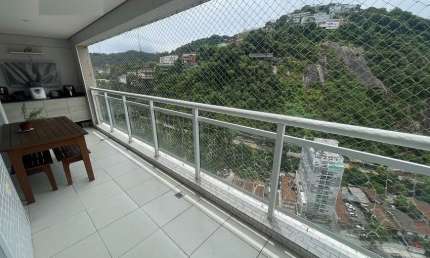 Apartamento Vista Livre, 3 dormitórios, Suite, 2 vagas, Bairro; Marapé - Santos - SP