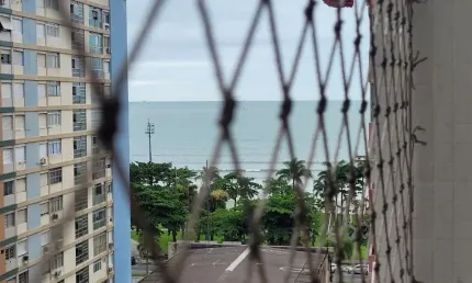 Apartamento Vista Mar , 2 quartos, prédio frente mar, Bairro: Embaré, Cidade: Santos/SP