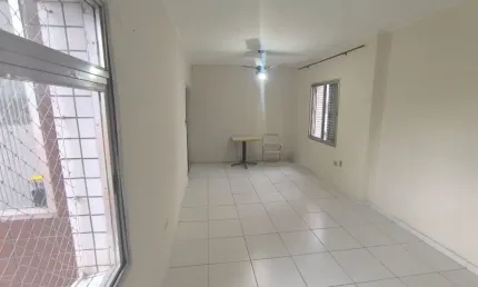 Apartamento quadra mar, vista livre, 1 quartos elevador, portaria 24h, bairro: josé menino, cidade: santos/sp