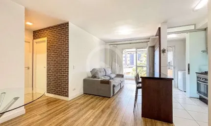 Apartamento com 2 quartos à venda na rua nicarágua, 1995, bacacheri, curitiba, 64 m2 por r$ 640.000