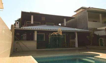 Casa com 5 dormitórios para alugar, 330 m² por R$ 6.300/mês - Praia Linda - São Pedro da Aldeia/RJ