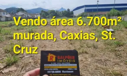 Terreno à venda na Avenida dos Coqueiros, Chácaras Arcampo, Duque de Caxias por R$ 2.500.000