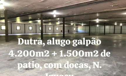 Barracão / Galpão / Depósito com 2 salas para alugar na Rodovia Presidente Dutra, Comendador Soares, Nova Iguaçu por R$ 50.000