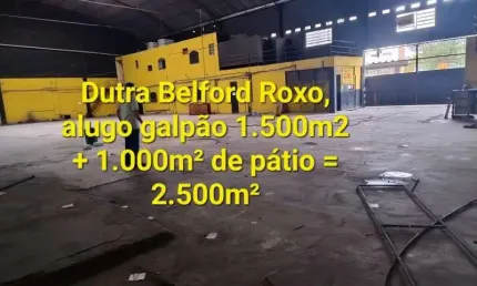 Barracão / Galpão / Depósito com 4 salas para alugar na Travessa Morsing, 455, Centro, Belford Roxo por R$ 35.000