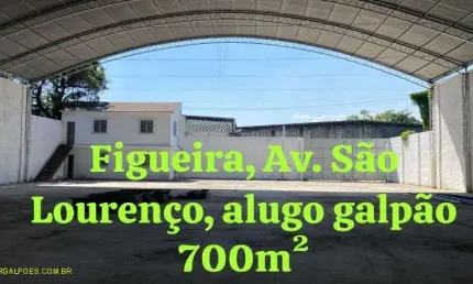 Barracão / Galpão / Depósito com 2 salas para alugar na AVENIDA SÃO LOURENÇO, 123, Figueira, Duque de Caxias por R$ 10.000