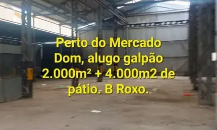 Barracão / Galpão / Depósito com 2 salas para alugar na Rua Belo Horizonte, 344, Parque Santa Amélia, Belford Roxo por R$ 35.000