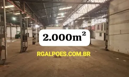 Barracão / Galpão / Depósito com 2 salas para alugar na Avenida Joaquim da Costa Lima, 254, Parque Santa Amélia, Belford Roxo por R$ 20.000