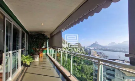Apartamento de 290m² com 3 suítes à venda por R$ 3.900.000 - Lagoa - Rio de Janeiro/RJ