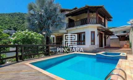 Casa no Aruã de 450m² com 4 quartos, sendo 3 suítes à venda por R$2.490.000 - Charitas - Niterói/RJ