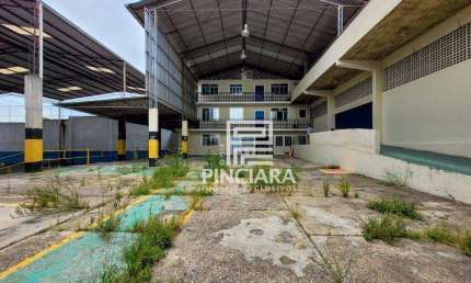 Galpão de 1.520 m² com prédio de 3 andares - para alugar por R$12.000 + taxas/mês - Laranjal - São Gonçalo/RJ