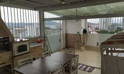 Cobertura para Venda em Santos, Aparecida, 4 dormitórios, 2 suítes, 5 banheiros, 3 vagas