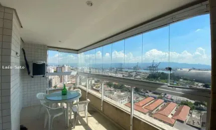 Apartamento para Venda em Santos, Ponta da Praia, 2 dormitórios, 2 suítes, 3 banheiros, 2 vagas
