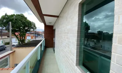 Casa para Venda em Santos, São Jorge, 2 dormitórios, 1 suíte, 2 banheiros, 1 vaga