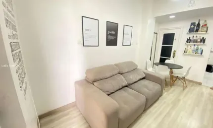 Apartamento para Venda em Santos, Boqueirão, 1 dormitório, 1 banheiro, 1 vaga