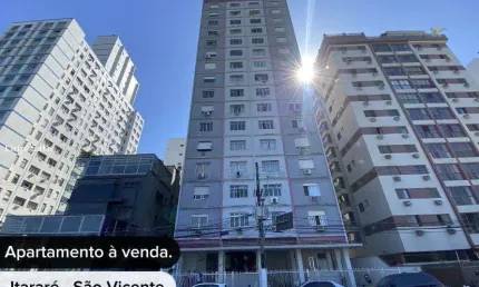 Apartamento para venda em são vicente, itararé, 2 dormitórios, 2 banheiros