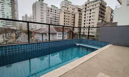 Apartamento para Venda em Santos, Embaré, 3 dormitórios, 3 suítes, 4 banheiros, 2 vagas