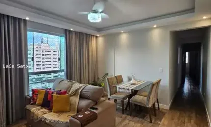 Apartamento para venda em santos, campo grande, 2 dormitórios, 1 suíte, 2 banheiros, 1 vaga