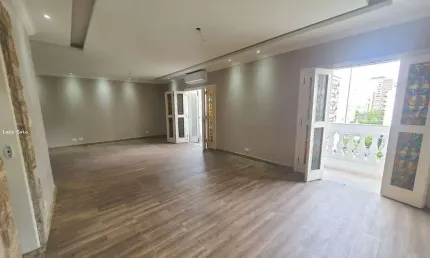 Apartamento alto padrão para venda em santos, boqueirão, 3 dormitórios, 2 suítes, 5 banheiros, 1 vaga