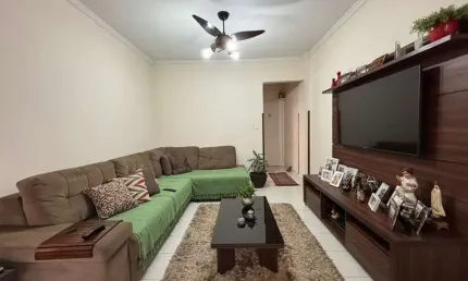 Apartamento para venda em santos, embaré, 2 dormitórios, 2 banheiros, 1 vaga