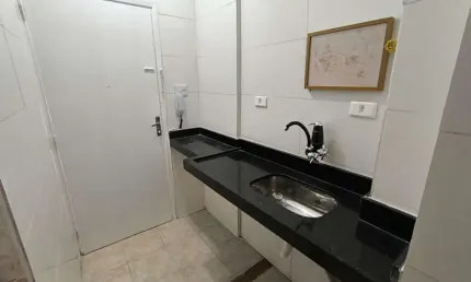 Apartamento para venda em santos, ponta da praia, 1 dormitório, 1 banheiro, 1 vaga