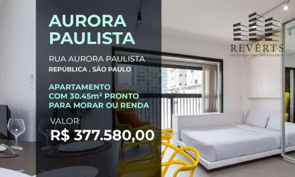 Apartamento com 1 quarto à venda na Rua Aurora, República, São Paulo