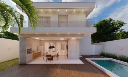 Casa no condomínio Alphaville 3 para venda tem 267m² com 4 quartos