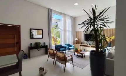 Casa no condomínio vale dos cristais térrea A venda com 190m² c/ 03 quartos, Lagoa - Macaé - RJ