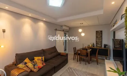Apartamento mobiliado amplo com 1 suíte mais 2 quartos à venda no bairro costa e silva em joinville - sc.