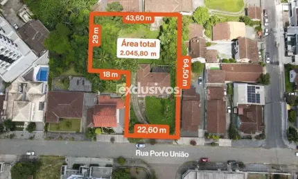 Um terreno espetacular no anita garibaldi em joinville pronto para construir.