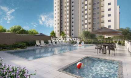 Apartamento na planta de 2 quartos c/ sacada e churrasqueira no Baviera Urban Club da Rôgga em Joinville/SC