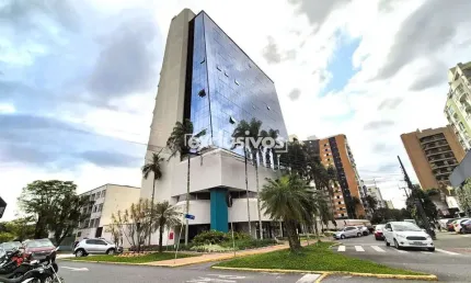 Sala comercial com 70m² privativos no centro médico união, centro de joinville – para alugar