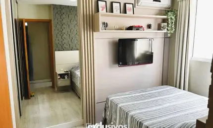 Apartamento térreo semi mobiliado com 2 quartos à venda no santo antônio em joinville