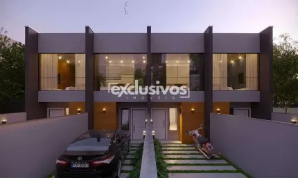 Sobrado geminado com 2 suítes e 2 vagas de garagem à venda no bairro Vila Nova