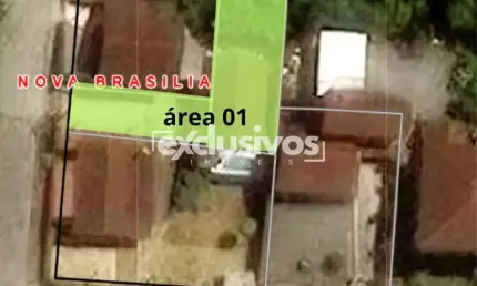 Terreno plano de 426m² lateral da Rua Minas Gerais no bairro Nova Brasília em Joiinville/SC