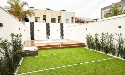 Sobrado lindo de viver à venda no jardim sofia com 03 suítes e  piscina